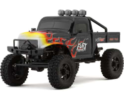 FX118 Fury Wagon 1/18 RTR brushless Rock Crawler (Black/Flames) photo