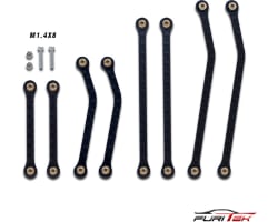 Furitek Carbon High Clearance Links Set for SCX24 Deadbolt photo