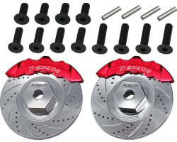 CNC T6 Brake Disc Red Caliper FZD2 photo