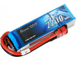 2200mAh 11.1V 45C 3S1P LiPo Battery Pack w/ Deans photo