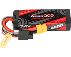 Gens ace 2200mAh 2S 60C 7.4V HardCase G-tech LiPo Battery Pack w photo