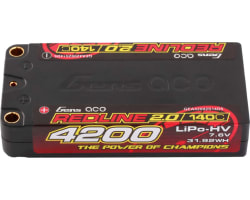 7.6v 4200mah 2s 140c Lihv: 5.0mm Bullet Redline 2.0 photo