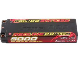 7.6V 5000mAh 2S 140C LiHV: 5.0mm Bullet Redline 2.0 photo