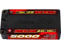 Gens ace Redline 2.0 5000mAh 2S 7.6V 140C HardCase LiPo Battery photo
