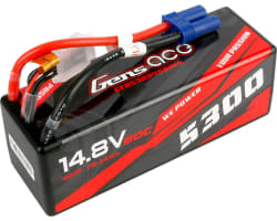 5300mAh 4S 14.8V 60C LiPo EC5 Hard Case photo