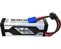 11.4V 5300mAh 3S 100C LiHV battery EC5 photo