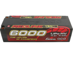 15.2V 6000mAh 4S 130C HV Lipo: 5.0mm BULLET photo