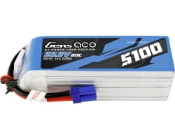 22.2V 5100mAh 6S 80C LiPo: EC5 photo