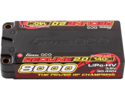 3.8v 8000mah 1s 140c Lihv 5.0mm Bullet Redline 2.0 photo