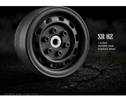 1.9sr02 Beadlock Wheels Matt Black -12mm hex - pair photo