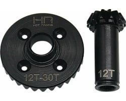 30/12T Steel Helical Diff Ring/Pinion Front Gear Set GROM photo