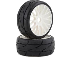 Gt - To3 Revo Belted Pre-Mounted 1/8 Buggy Tires (White) (2) (Xm photo