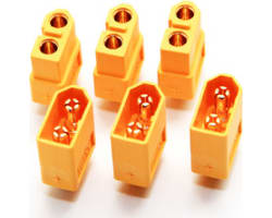 Maclan Xt60 Connectors 3 Female + 3 Male photo