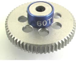 60t 64p Hard Anodized Aluminum Pinion Gear photo