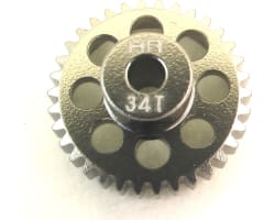34 Tooth 48 Pitch Hard Aluminum Pinion Gear photo