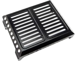 Aluminum Replica radiator Cover Black photo