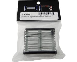 Aluminum Replica radiator Cover Black photo