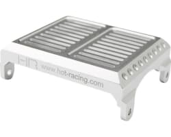 Aluminum Replica radiator Cover Silver photo