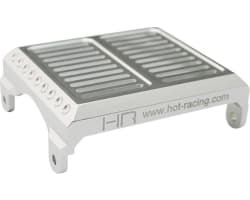 Aluminum Replica radiator Cover Silver photo