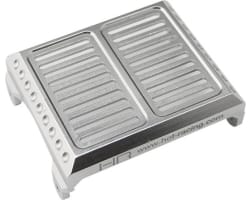 Aluminum Replica radiator Cover Silver photo