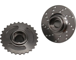 Aluminum Rear Brake Disk & Main Sprocket Set photo