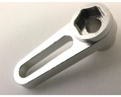 Silver Aluminum Steering Arm Silver photo