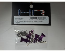 Silver bent Body Clips 21.5mm long .8mm wire (4) photo