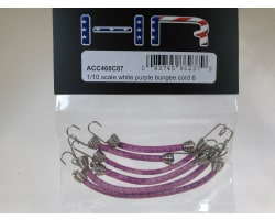 1:10 Scale elastic cord Set (6) Purple W/ Blue photo