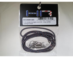 1:10 Scale elastic cord Kit - Blue White Orange Black photo