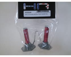 Red 1:10 Scale Aluminum Jack Stands (Toy) photo