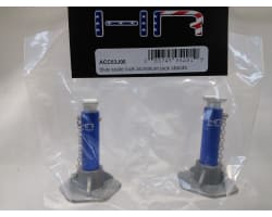 Blue 1:10 Scale Aluminum Jack Stands photo