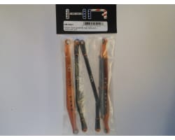 Orange Aluminum & Cf Link Set Axial Rr10 Smt10 Yeti photo