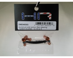 Aluminum and Carbon Fiber Steering System (Brushed) - Bx Mt Sc 4 photo