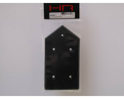 Black Delrein Rear Skid Plate: Losi 5ive MINI WRC photo