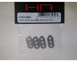 Aluminum Silver Sway Bar Mount Losi 5ive photo
