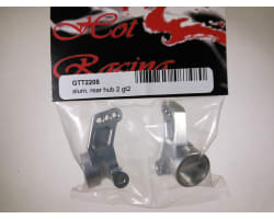 Silver Alum. Rear Hubs (2) Gt2 photo