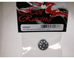 43t 64p Hard Anodized Aluminum Pinion Gear photo