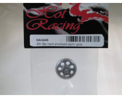 49t 64p Hard Anodized Aluminum Pinion Gear photo