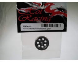 55t 64p Hard Anodized Aluminum Pinion Gear photo