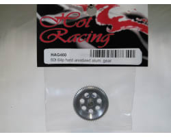 60t 64p Hard Anodized Aluminum Pinion Gear photo