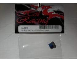 18t 48p Hard Anodized Aluminum Pinion Gear photo