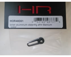 Billet Aluminum Steering Arm Titanium Color photo