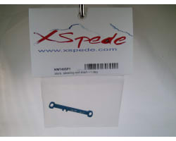 Aluminum Steering Link Short +1 Deg (Light Blue) - Kyosho Mr-03 photo