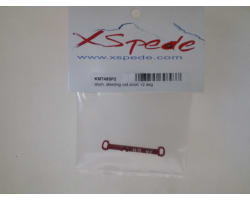Aluminum Steering Link Short +2 Deg (Red) - Kyosho Mr-03 photo