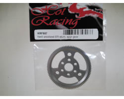 Hard Anodized 87T Alum. spur gear photo