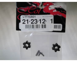 Aluminum Wheels Hex Hub (2) Tlr22 (.75) photo