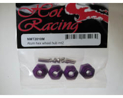 Purple alum. 12mm hex Wheels hub mt2 photo