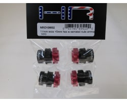 17mm Wide +5mm Hex W Serrated Nuts Arrma Nero photo