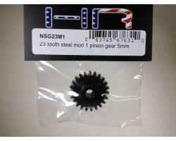 23 Tooth Steel Mod 1 Pinion Gear 5mm photo