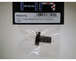 Mod 1 Long Shank 5mm Bore 19t Pinion Gear photo